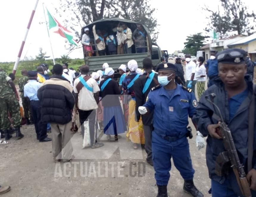 Les policiers burundais à Gatumba