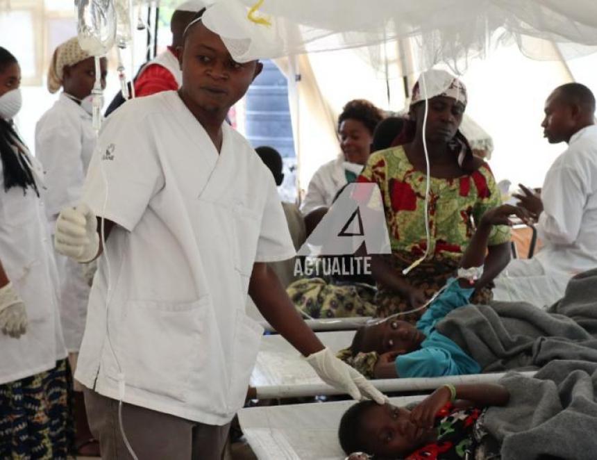 Des patients dans un hôpital 