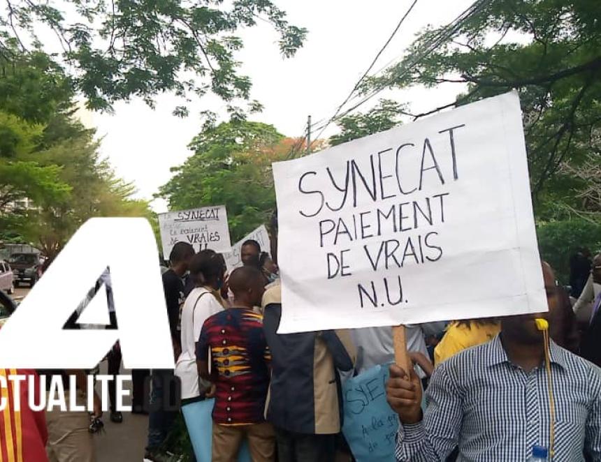 Manifestation des enseignants en grève