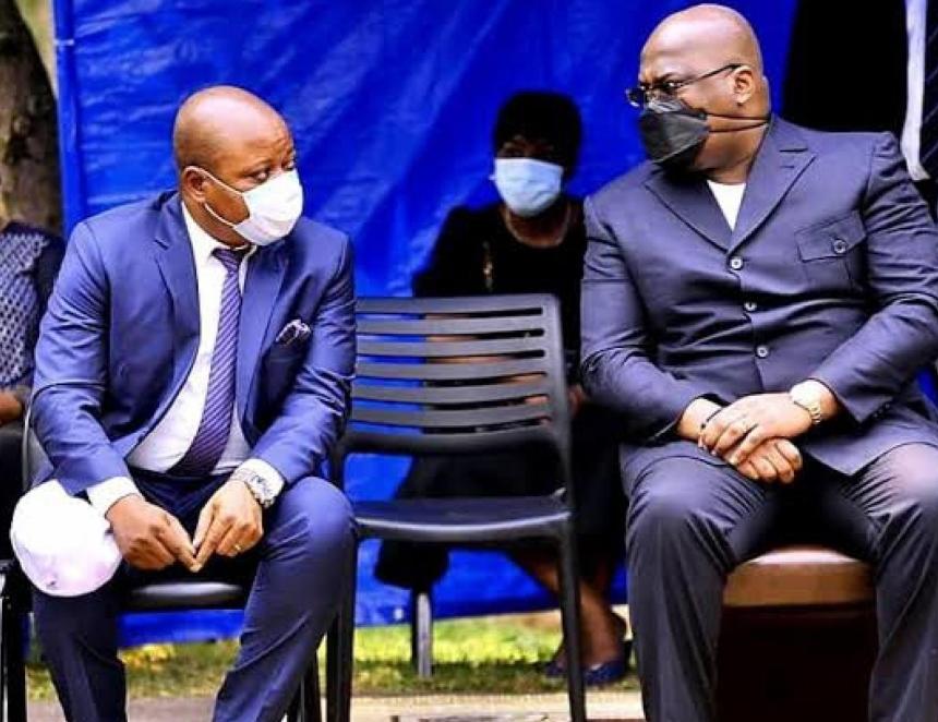 Jean-Marc Kabund et Félix Tshisekedi