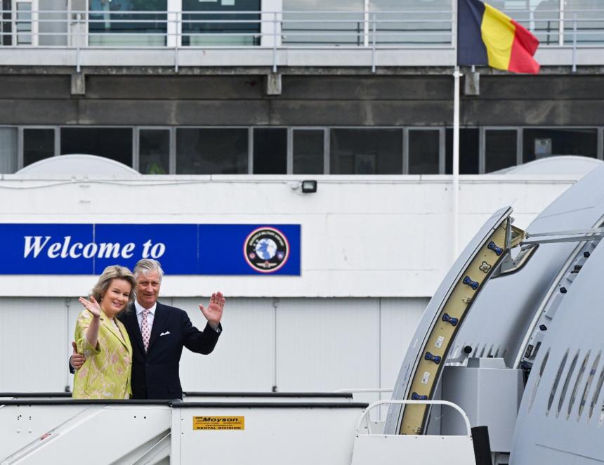 Le couple royal belge