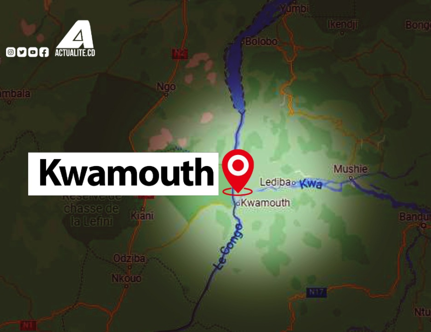 Carte du territoire de Kwamouth