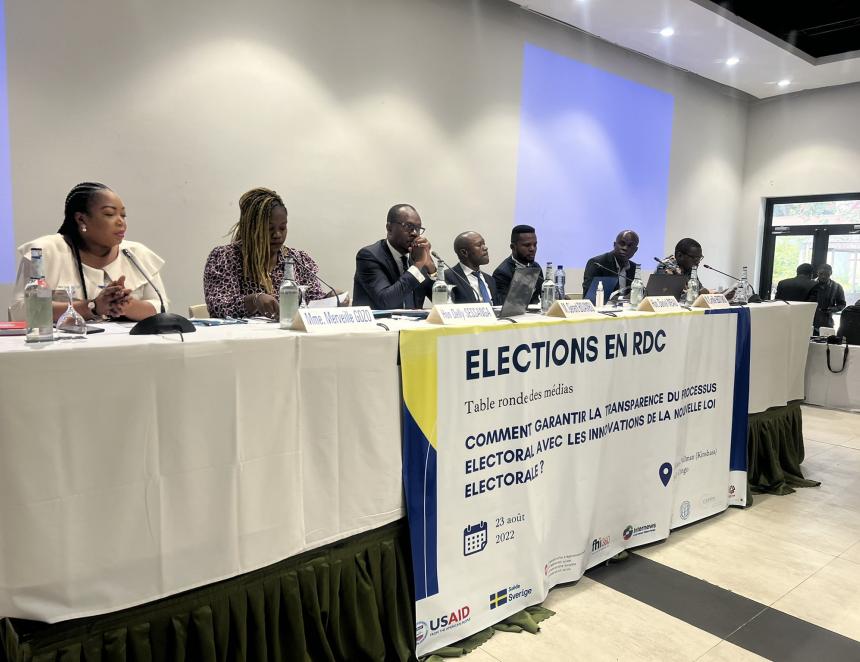 Panel Kinshasa News Lab sur la transparence électorale