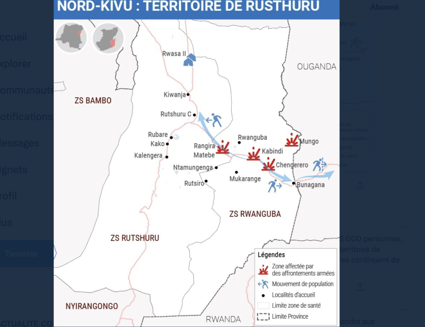 Carte produite par OCHA