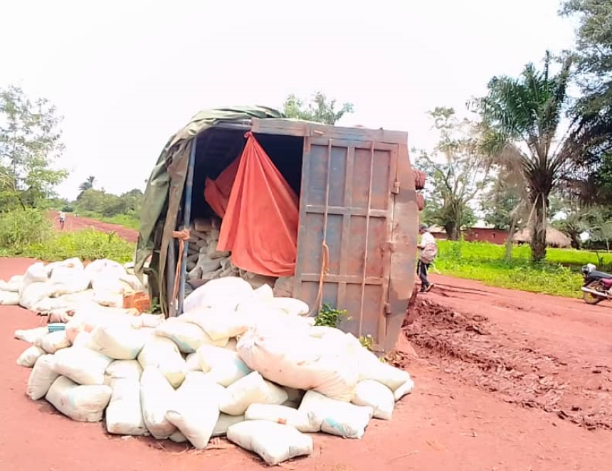 Accident sur la route Kalambambuji 