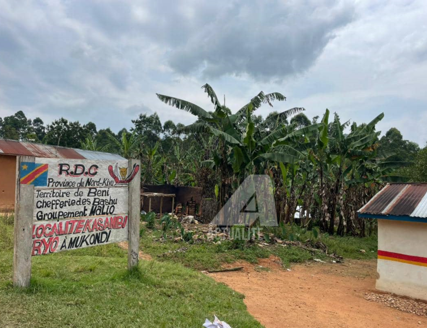 Villages Mukondi à Beni victime d'attaque des ADF