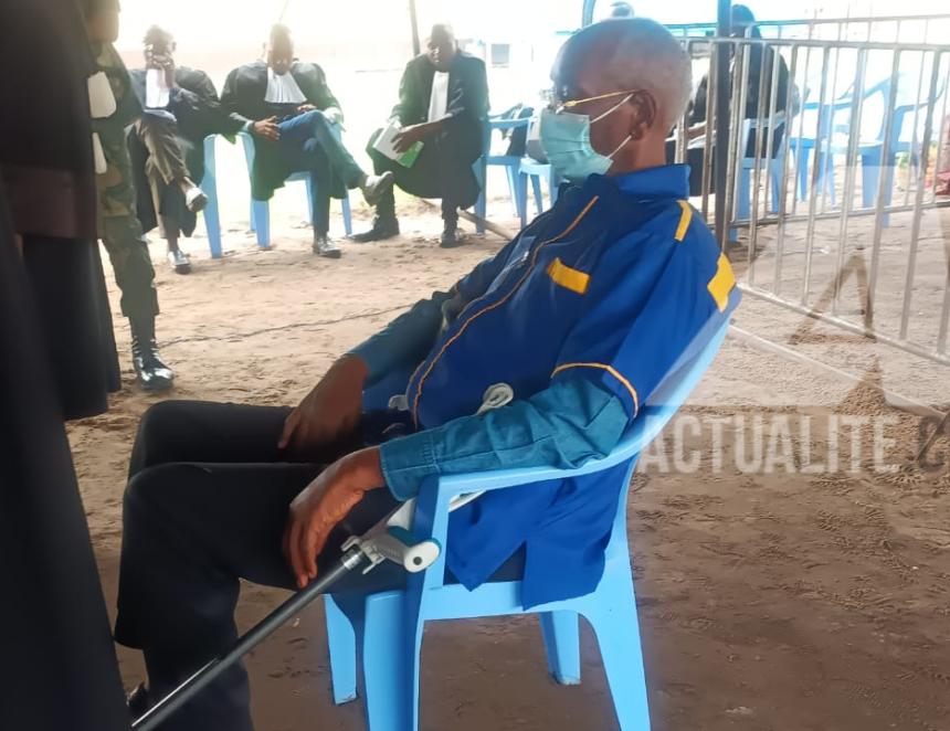 Le député national Edouard Mwangachuchu devant la Haute cour militaire