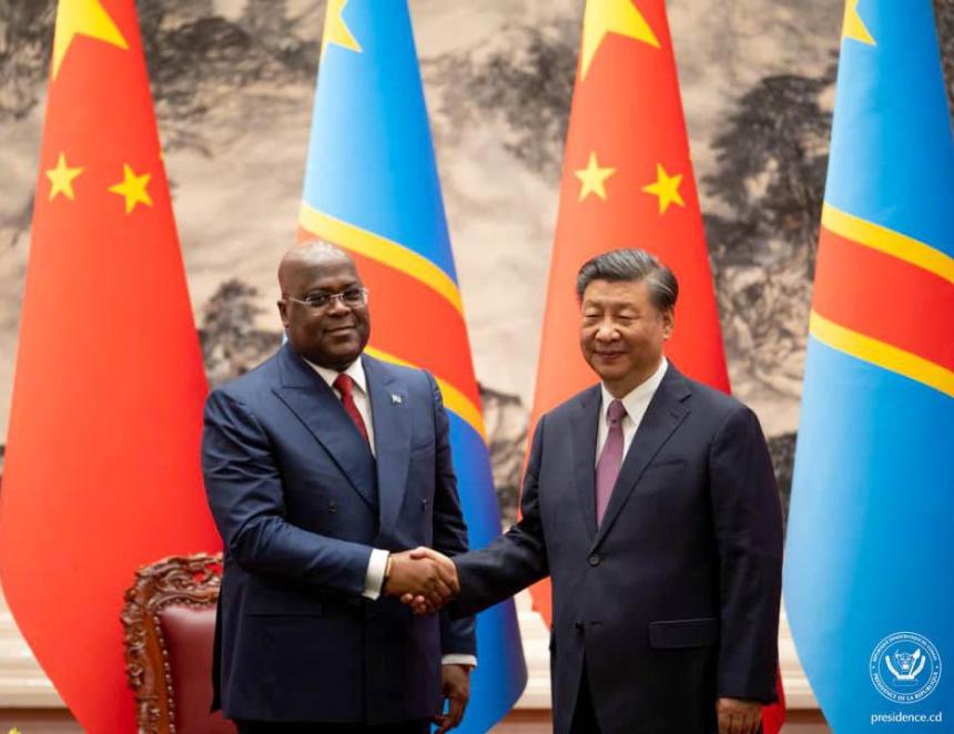  XI Jinping et Félix Tshisekedi