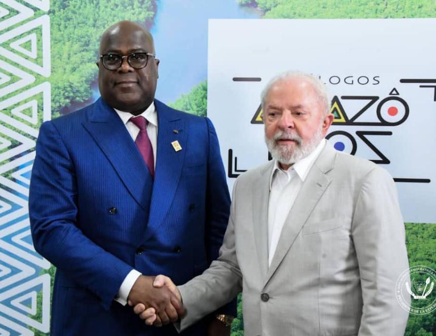 Félix Tshisekedi et Lula Da Silva