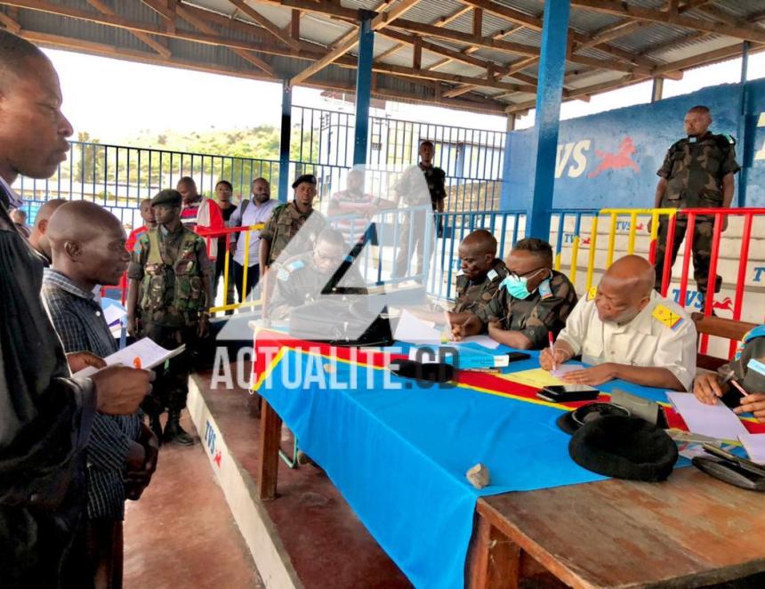 Ouverture du procès des instigateurs présumés des violences à Goma. © Yvonne Kapinga/ACTUALITE.CD