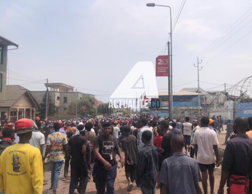 Une manifestation des membres d'une secte réprimée dans le sang par l'armée à Goma