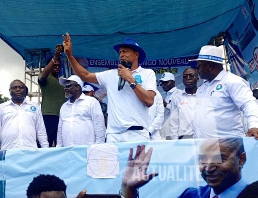 Moise Katumbi en meeting le 22 novembre à Isiro