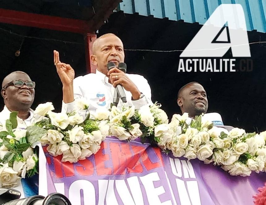 Moise Katumbi en meeting le 27 novembre à Bukavu
