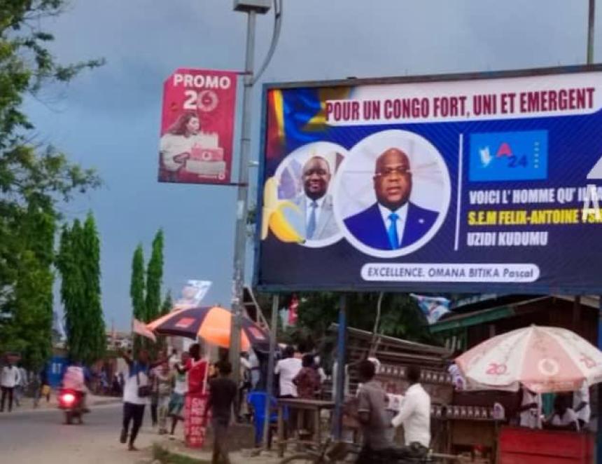 Campagne à l'éctorale à Kindu