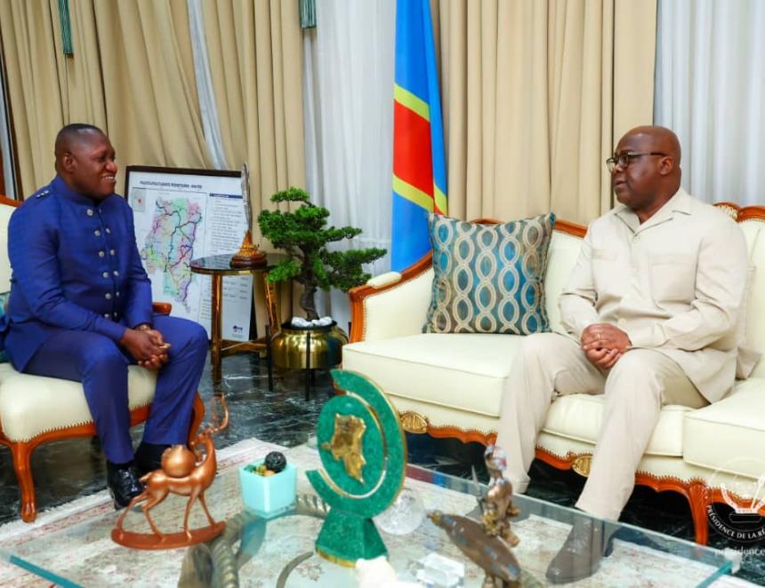 Félix Tshisekedi et Jules Alingete