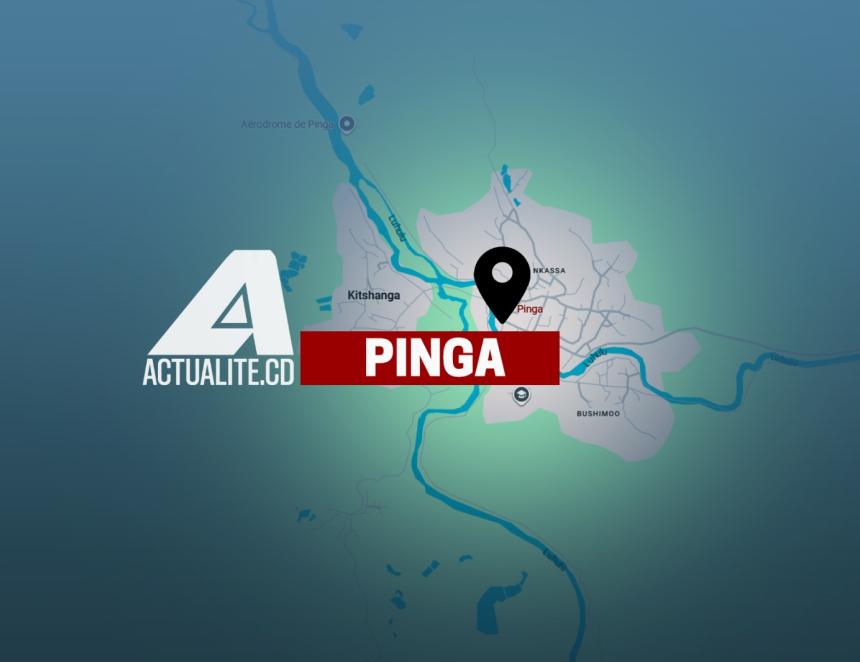 Pinga sur la carte du Nord-Kivu