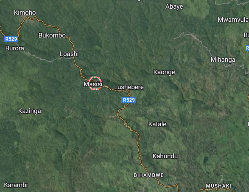 La carte de Masisi