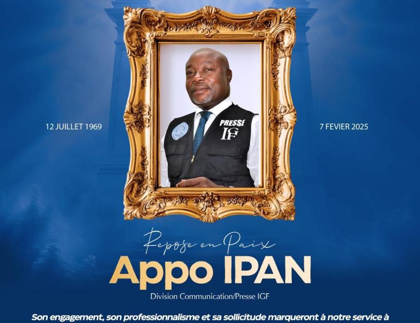 Le journaliste Apo Ipan 