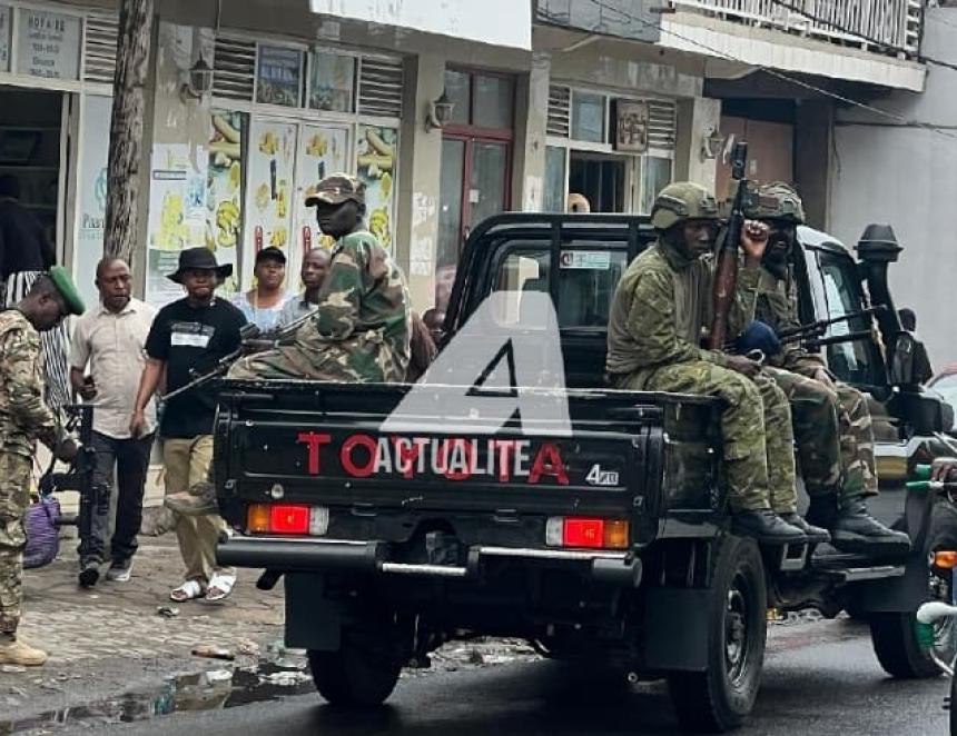Les rebelles du M23 à Goma