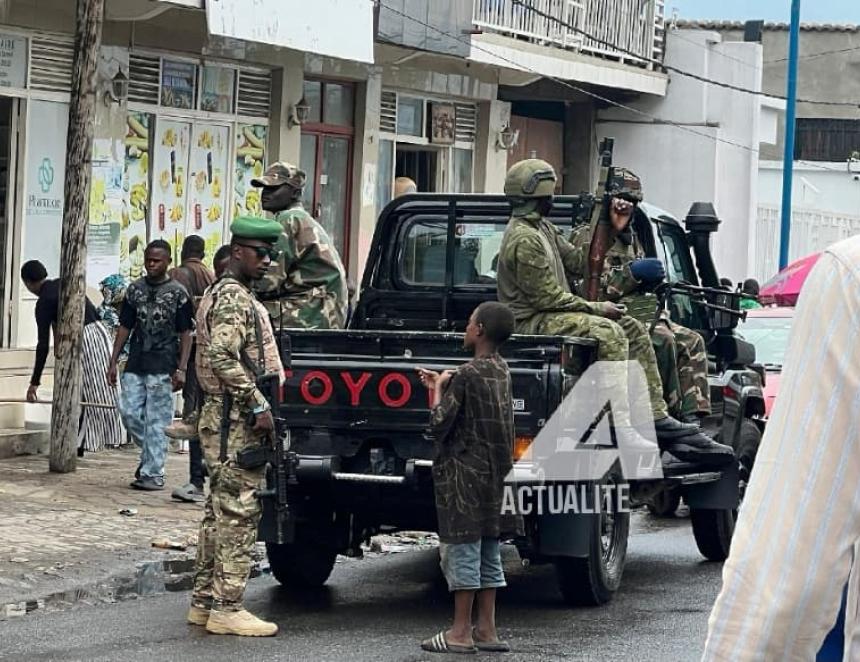 Les rebelles du M23 à Goma