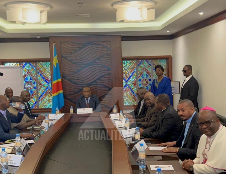 Réunion entre la délégation CENCO-ECC et Corneille Nangaa et son AFC