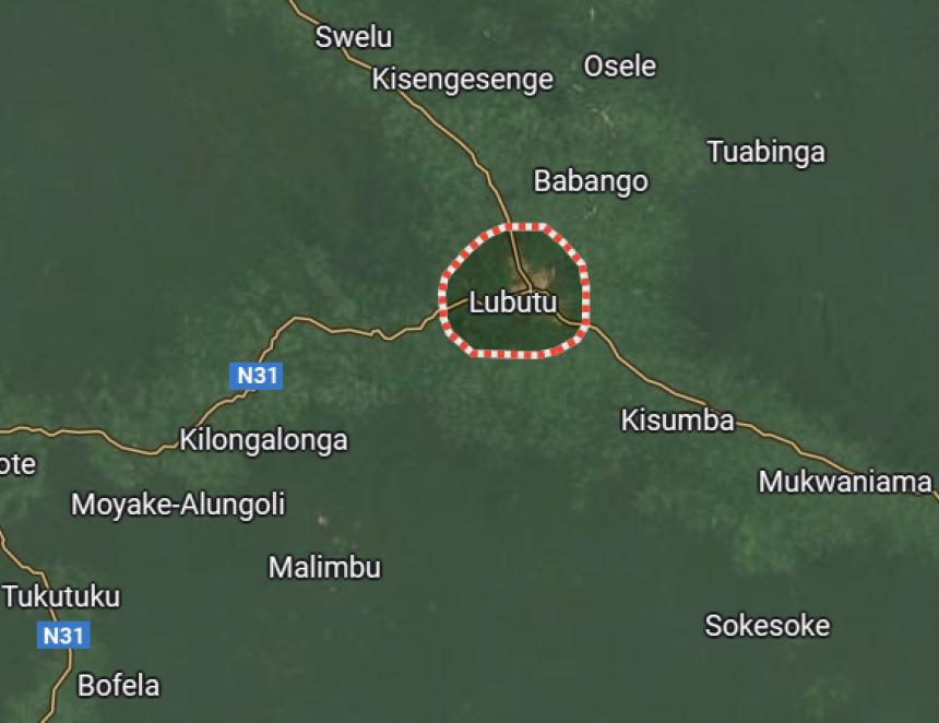 Lubutu sur la carte