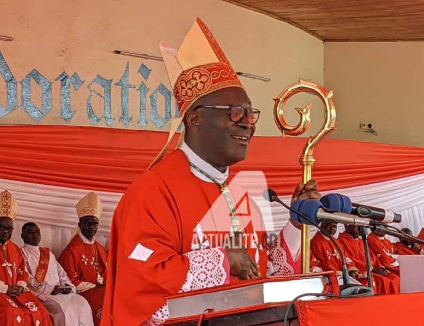 Mgr Fulgence Muteba, archevêque de Lubumbashi