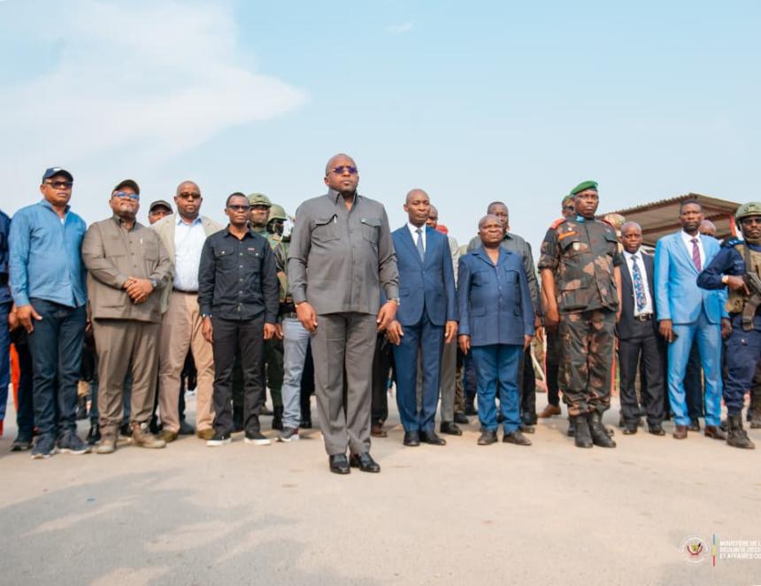 Une délégation gouvernementale conduite par le VPM de l'Intérieur et sécurité, Jacquemain Shabani, à Uvira dans la province du Sud-Kivu 