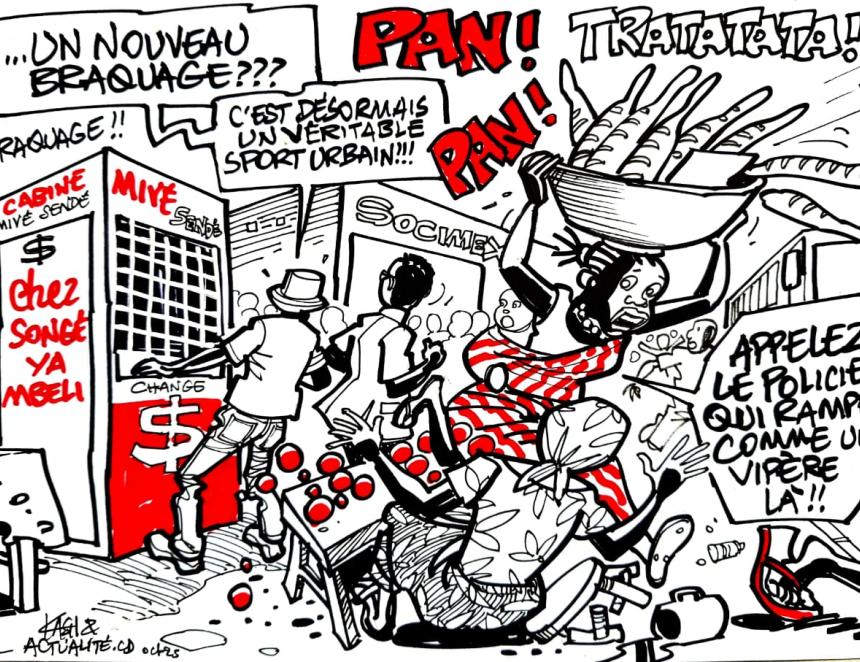 Caricature Kash/ACTUALITE.CD