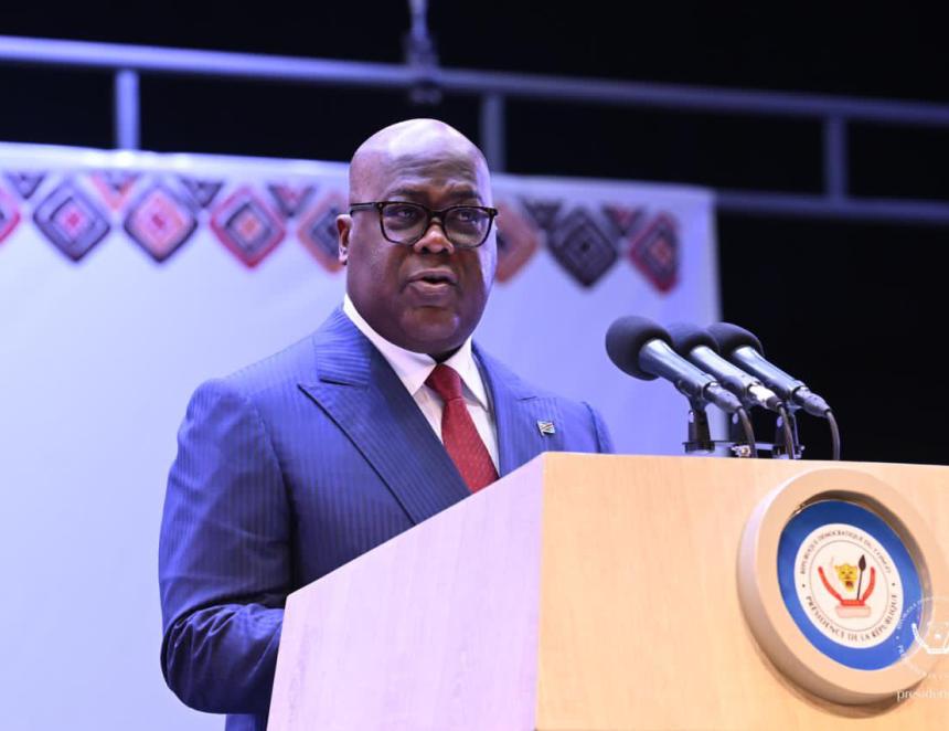Tshisekedi au forum national des affaires coutumières