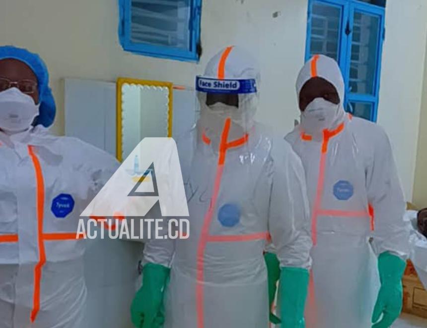 Les personnels soignants d'Ebola à Bunia 