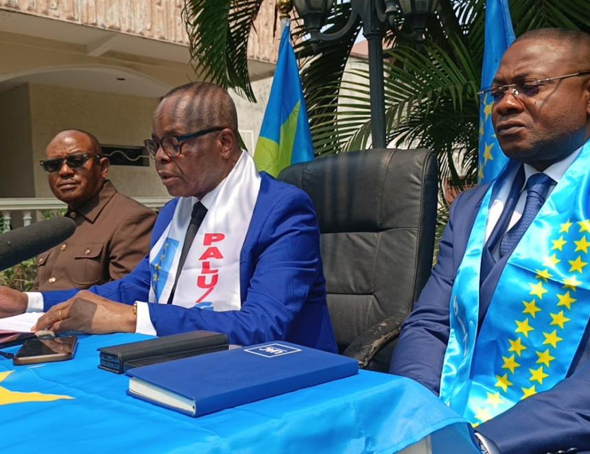 Conférence de presse du secrétariat général du parti PALU/Gisenga 