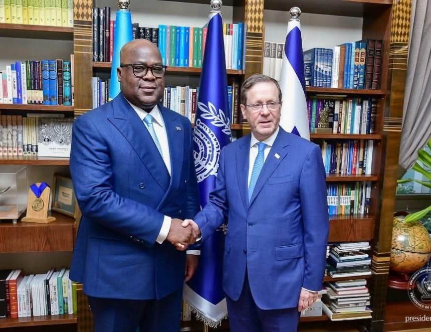 Tshisekedi et Isaac Herzog