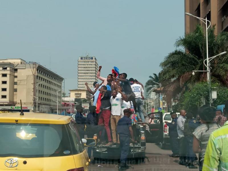 Les militants de la Lucha interpellés par la ¨Police à Kinshasa