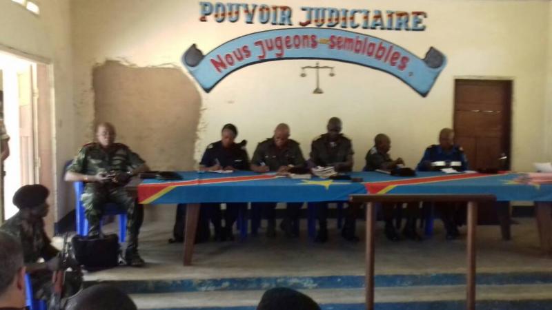 Les juges du tribunal militaire de Kananga Les juges du tribunal militaire de Kananga