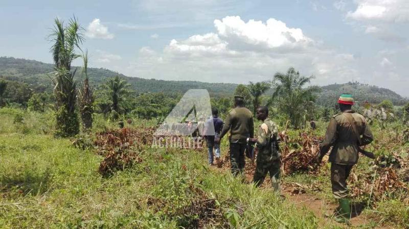 Les FARDC au front dans la périphérie de Beni après affrontements avec des miliciens Mai-Mai ce lundi 22 octobre 2018 (Photo Yassin Kombi/ACTUALITE.CD)