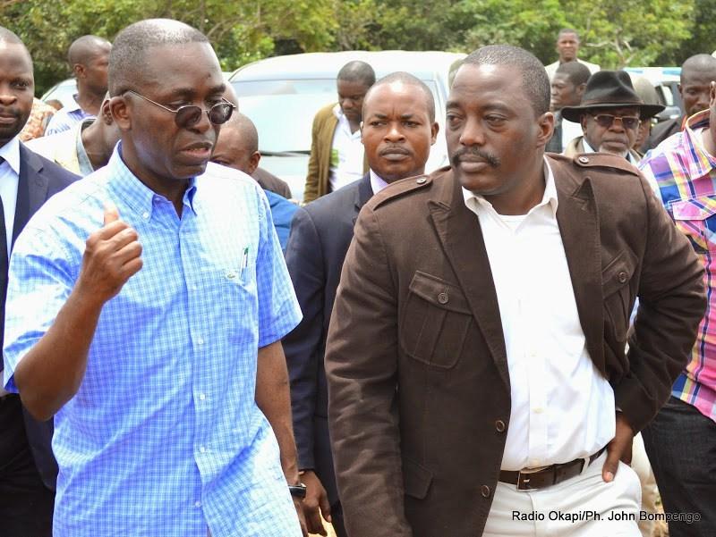 A. Matata et J. Kabila (Photo Radio Okapi) A. Matata et J. Kabila (Photo Radio Okapi)