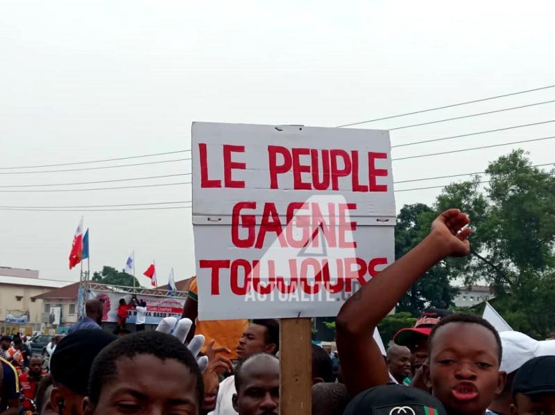 Manifestation de l'opposition à Kinshasa