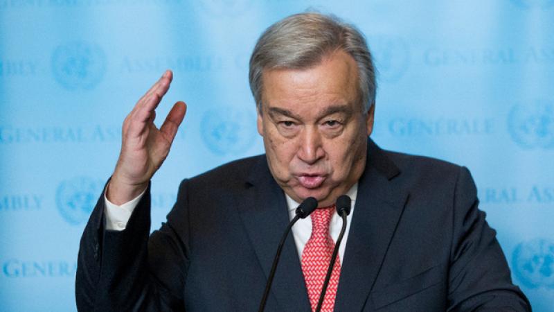 Le Secrétaire général de l'ONU , António Guterres