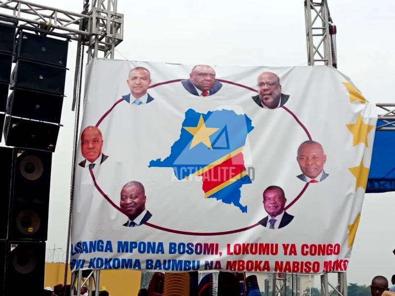 Meeting de l'opposition à Kinshasa (Photo ACTUALITE.CD)