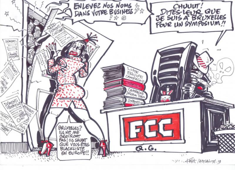 Caricature ACTUALITE.CD réalisée par Kash Caricature ACTUALITE.CD réalisée par Kash