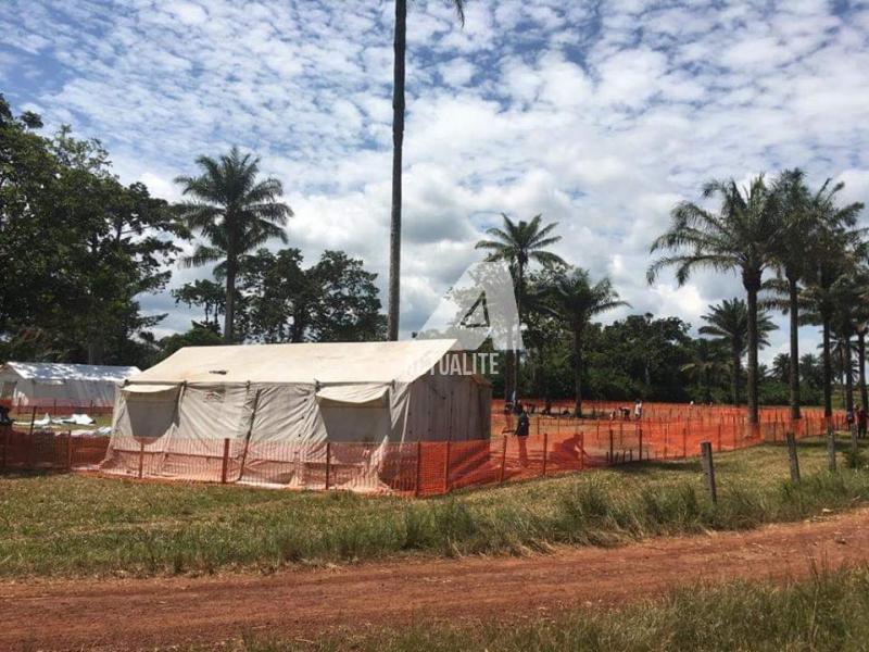 Un centre de traitement d'Ebola à 15km de Mbandaka (Ph. ACTUALITE.CD) Un centre de traitement d'Ebola à 15km de Mbandaka (Ph. ACTUALITE.CD)