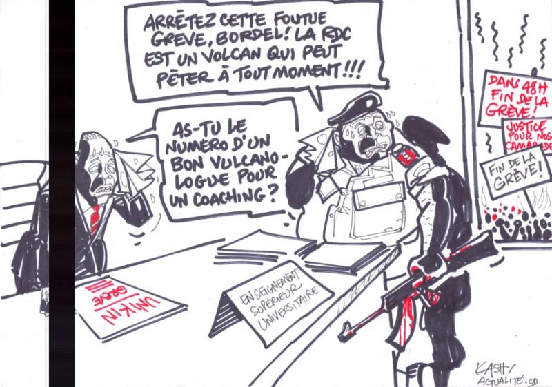 Caricature ACTUALITE.CD réalisée par Kash Caricature ACTUALITE.CD réalisée par Kash
