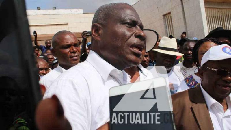 Martin Fayulu à Lubumbashi / PH. ACTUALITE.CD Martin Fayulu , à Lubumbashi / PH. ACTUALITE.CD