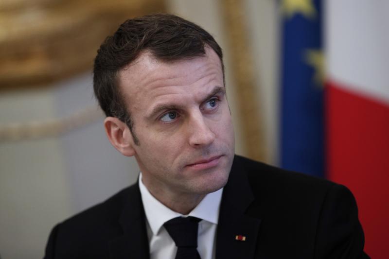 Le président français Emmanuel Macron Le président français Emmanuel Macron