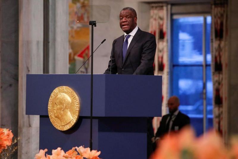 Docteur Denis Mukwege à Oslo, en Norvège Docteur Denis Mukwege à Oslo, en Norvège