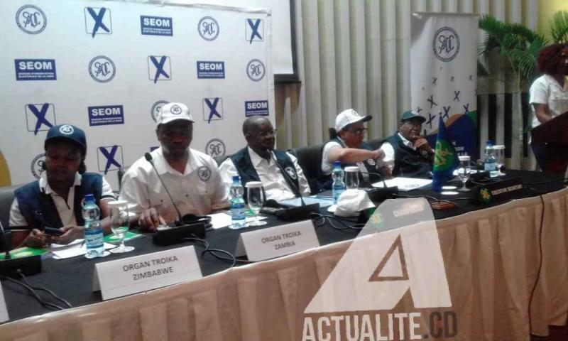 La délégation de la SADC en mission d’observation électorale en RDC La délégation de la SADC en mission d’observation électorale en RDC