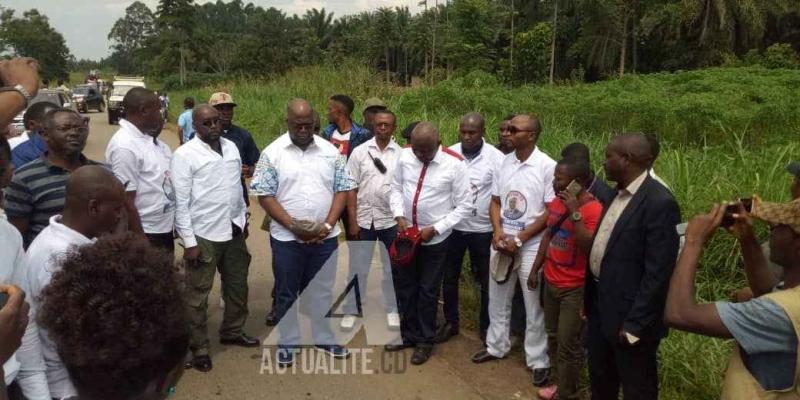 Félix Tshisekedi et Vital Kamerhe se recueillent à Ngadi (Beni) lieu de l'embuscade contre le colonel Mamadou Ndala