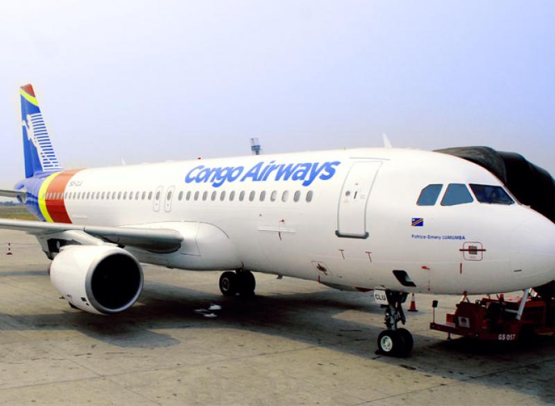 Un appareil de la compagnie Congo Airways / Ph. Droits tiers Un appareil de la compagnie Congo Airways / Ph. Droits tiers