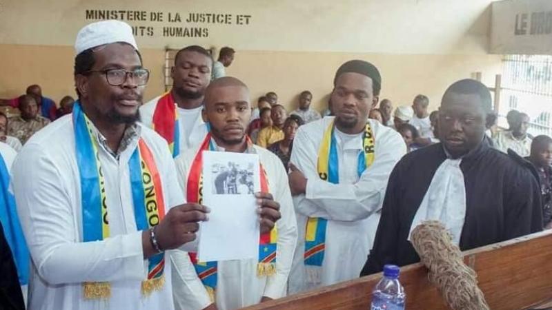 Les militants Filimbi pendant le procès / Ph. Droits tiers Les militants Filimbi pendant le procès / Ph. Droits tiers
